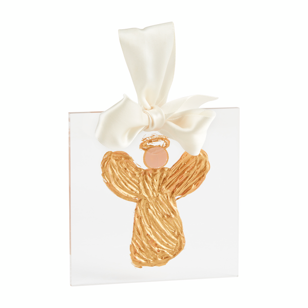 Mudpie | Angel Gold Acrylic Ornament