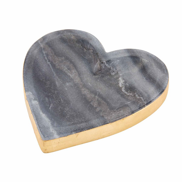 Mudpie | Heart Trinket Marble Dish