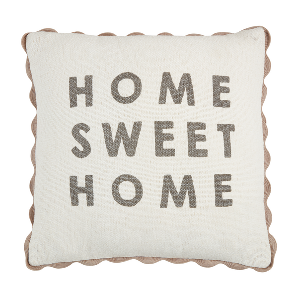 Mudpie | Home Sweet Home Reversible Pillow (Final Sale)