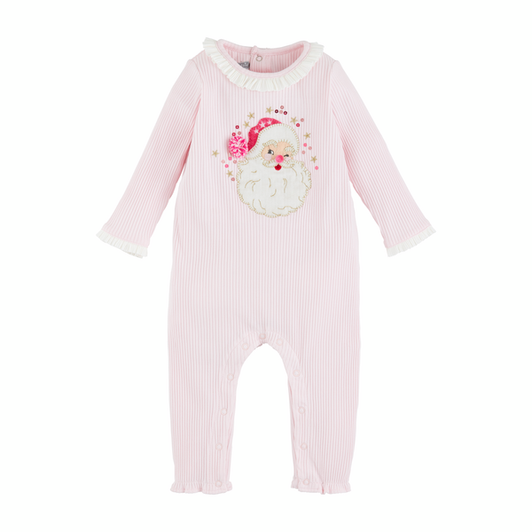 Mudpie | Pink Santa Baby Bodysuit