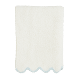 Mudpie | Scallop Chenille Blanket