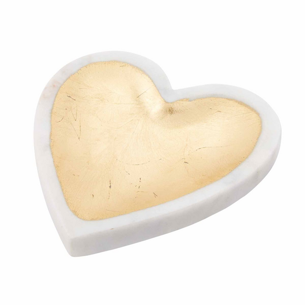Mudpie | Heart Trinket Marble Dish