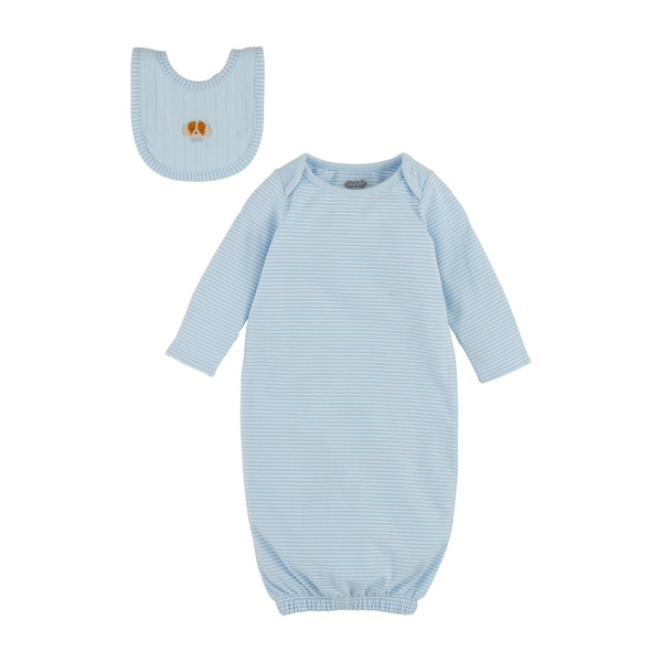 Mudpie| Blue Stripe Dog Take-Me-Home Set
