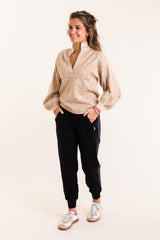 Emily McCarthy | Lolli Sweater in Mosaic Monogram