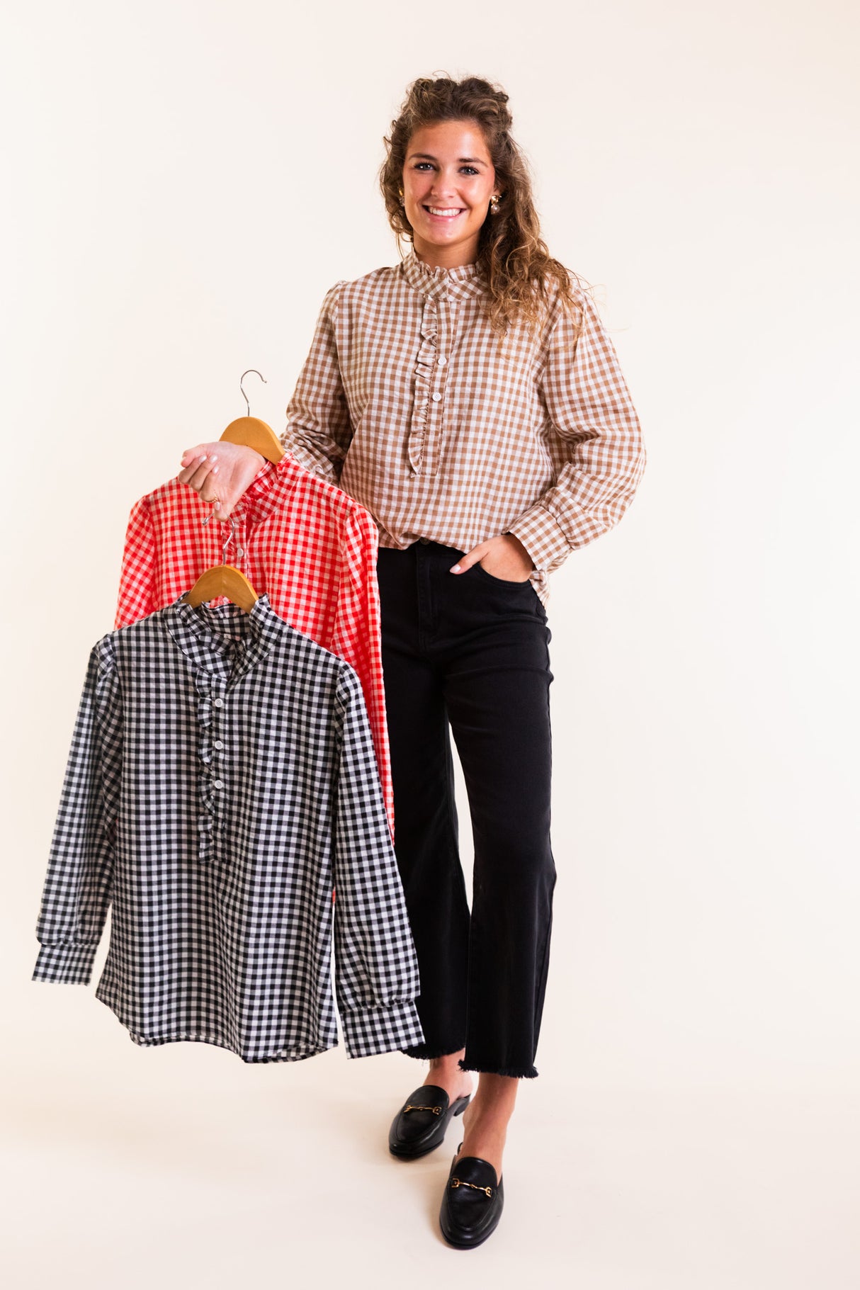The Collins Gingham Top