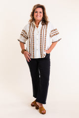 Ivy Jane | Rows of Embroidery Top