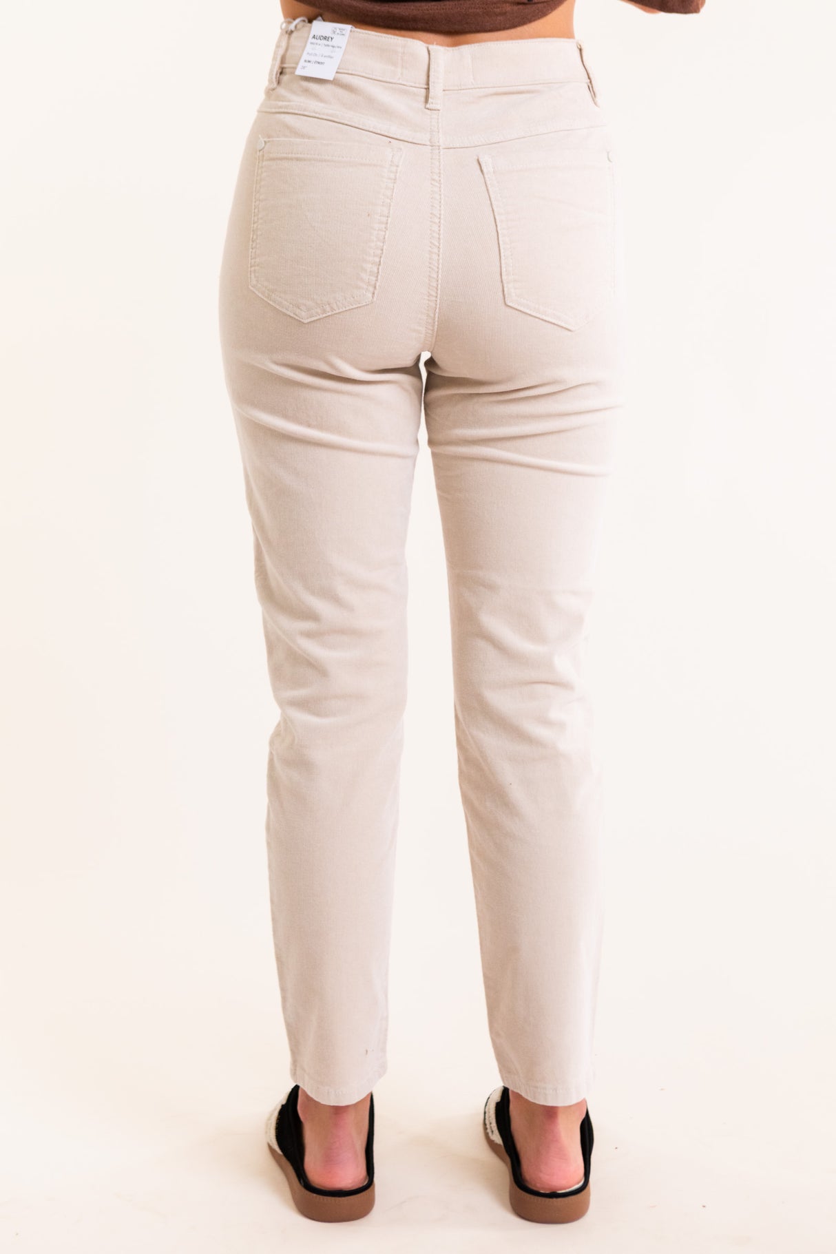 Audrey Mid Rise Pull On Slim Pants