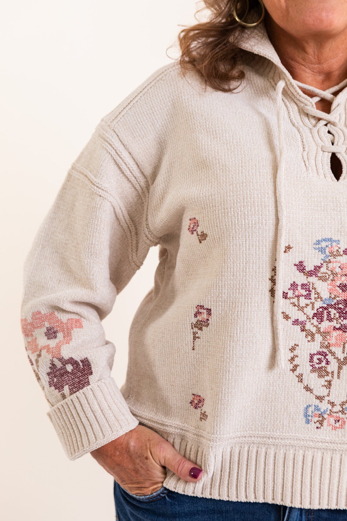 Heirloom Rose Mockneck