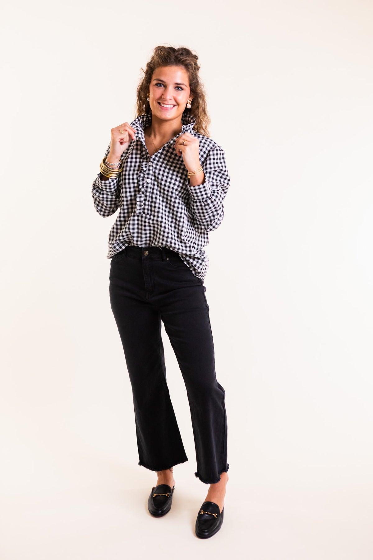 The Collins Gingham Top