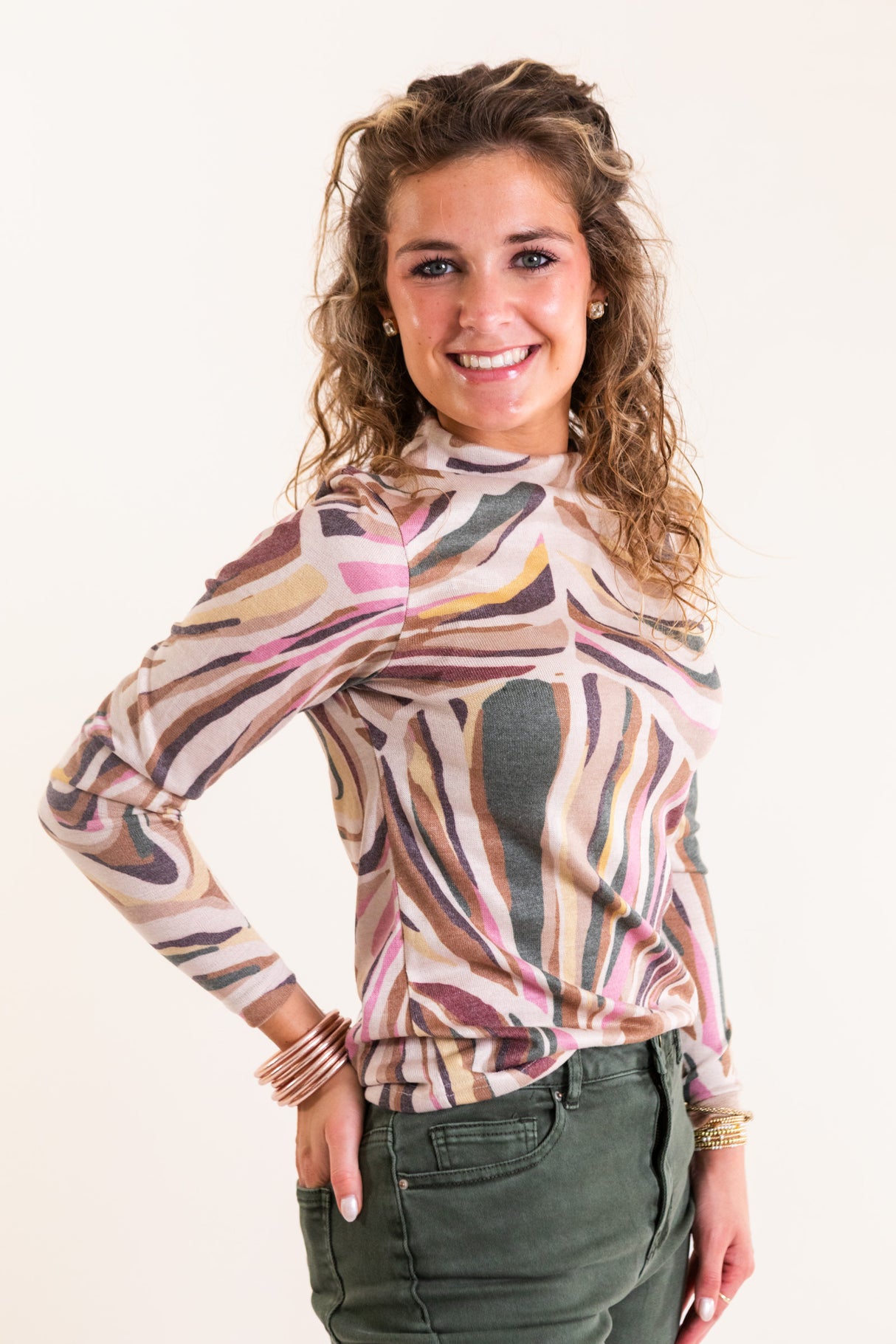 The Painted Safari Blouse
