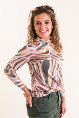 The Painted Safari Blouse