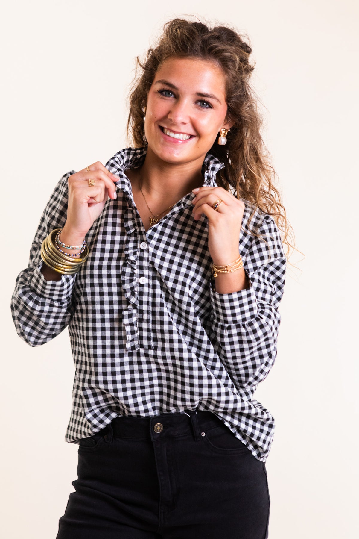 The Collins Gingham Top