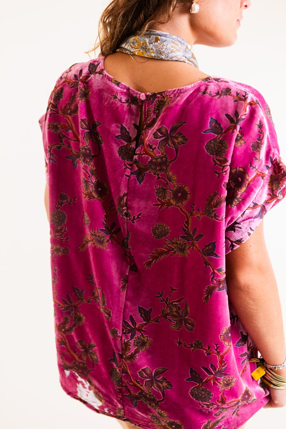 The Wildflower Velvet Top