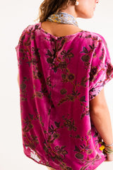 The Wildflower Velvet Top