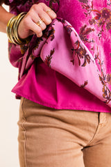 The Wildflower Velvet Top