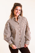 The Oxford Hour Striped Blouse