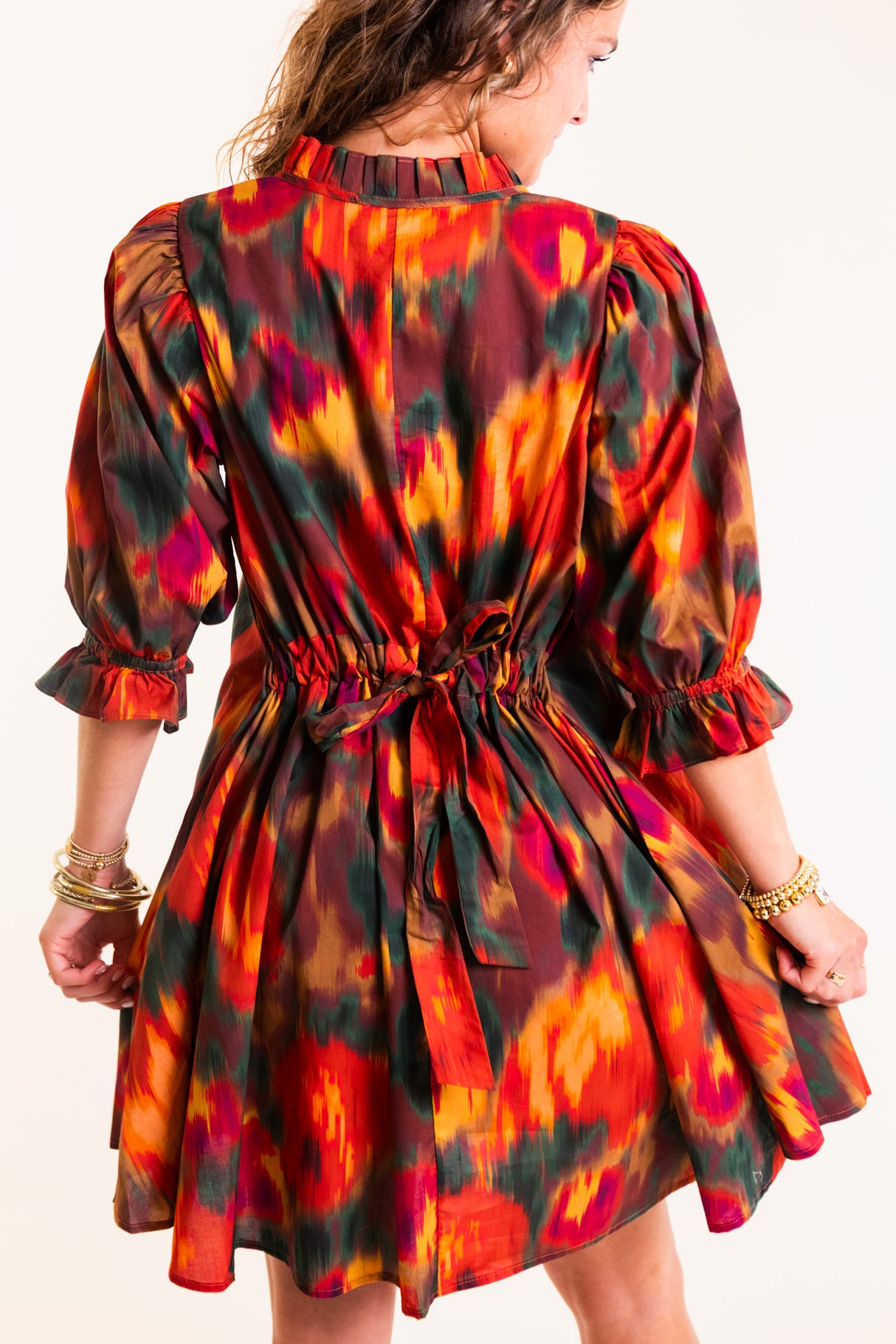 Painted Sunset Mini Dress
