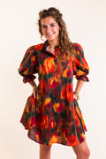 Painted Sunset Mini Dress