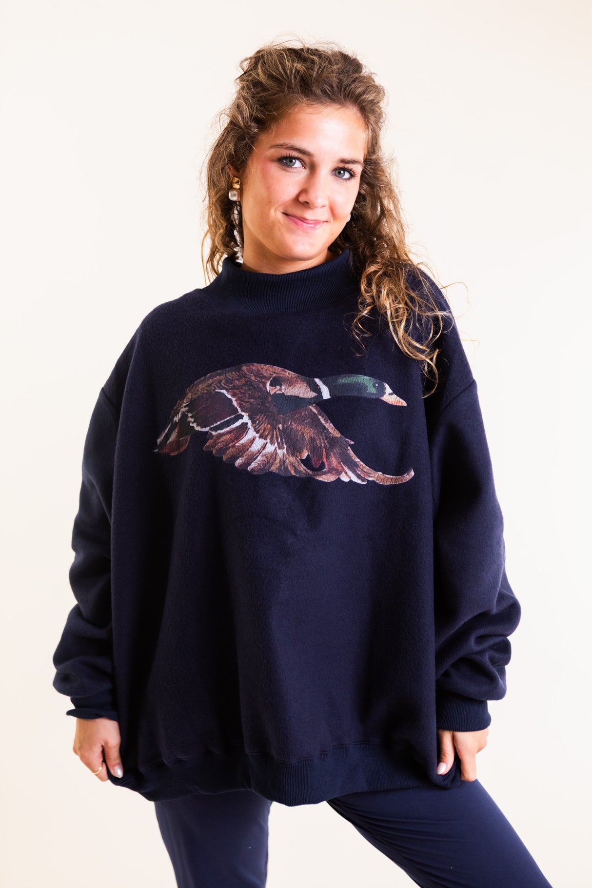 Lucky & Mallard Mockneck Sweatshirt