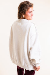 Mallard Embroidered Mockneck Sweatshirt