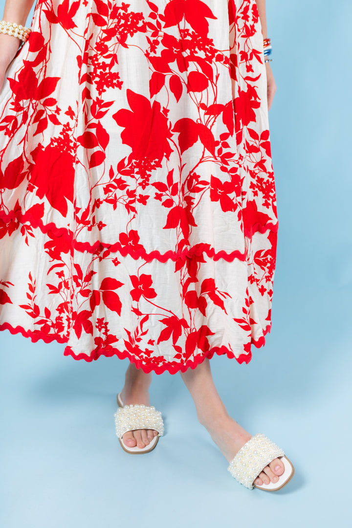 Come Sail Away Midi Dress