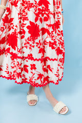 Come Sail Away Midi Dress