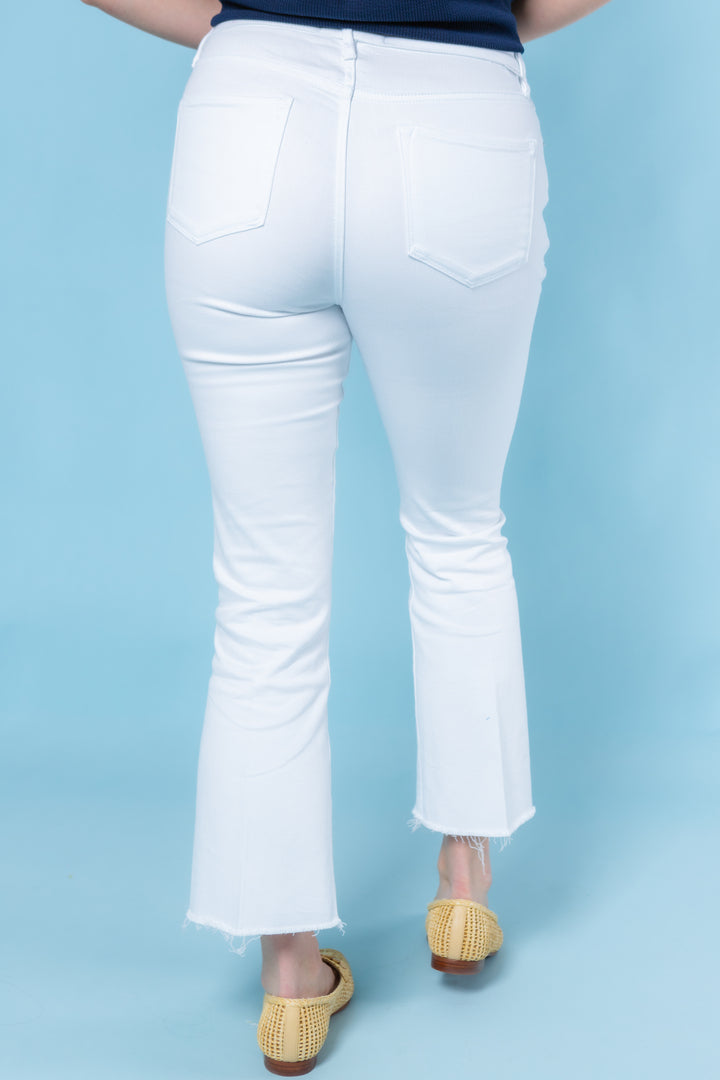 Dear John Denim | Jeanne High Rise Cropped Flare Jeans