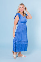 Current Air | Sereia Pleated Midi Dress
