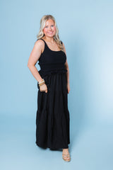 The Midnight Midi Dress