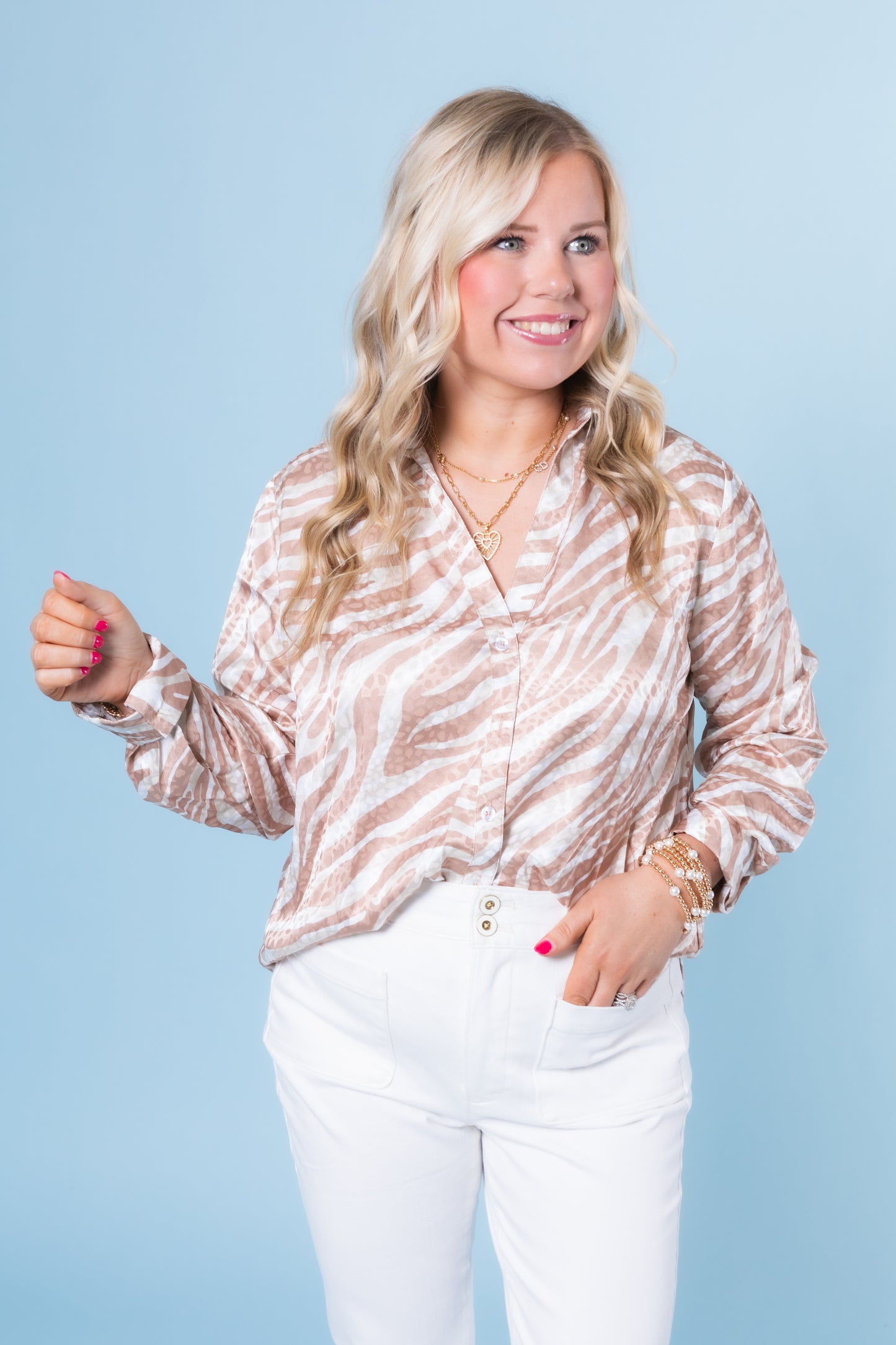 The Tonya Button Down Top