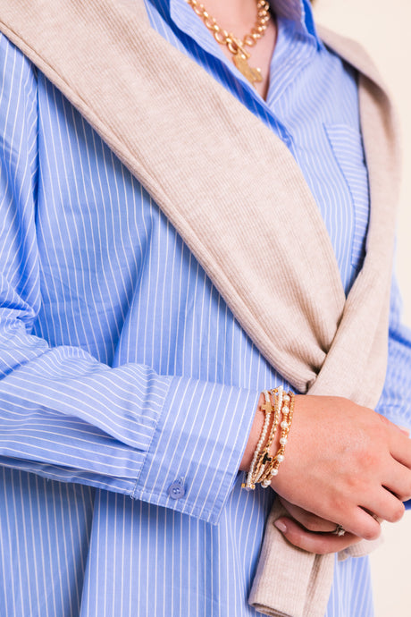 The Cecily Stripe Maxi Dress