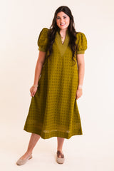 The Arabella Eyelet Midi