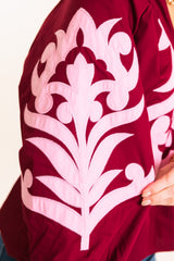 The Isadora Wine Blouse