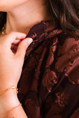 The Brown Sugar Blooms Blouse