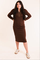 The City Chic Chocolate Dress