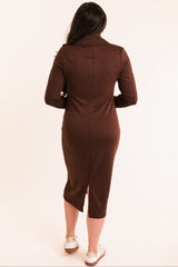 The City Chic Chocolate Dress