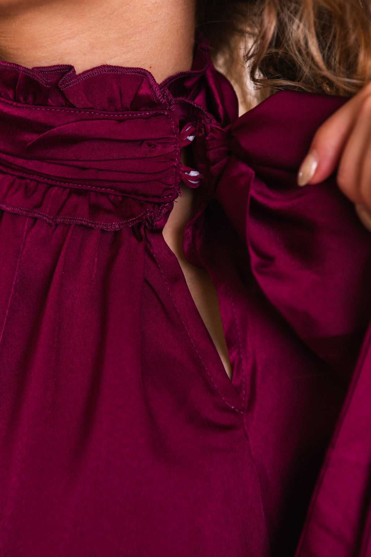 The Plum Perfect Bow Dress