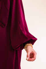The Plum Perfect Bow Dress