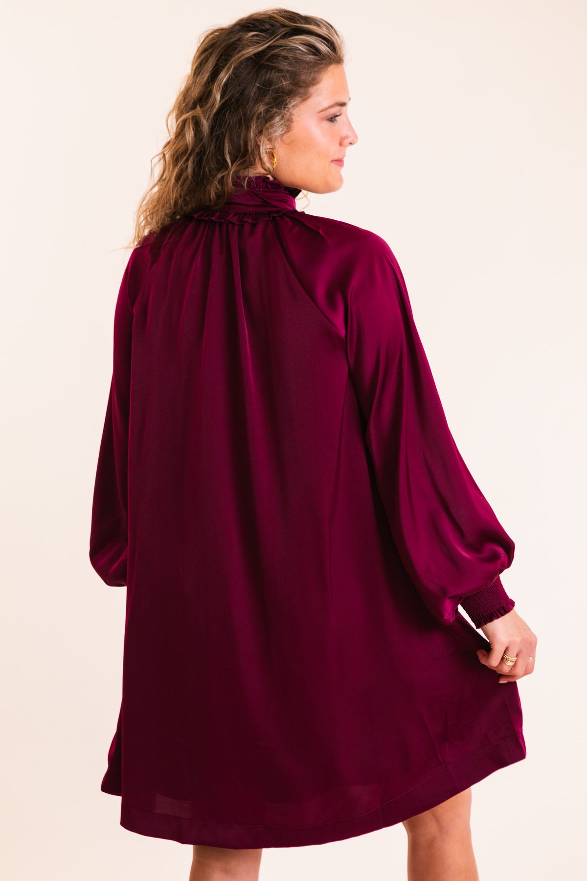 The Plum Perfect Bow Dress