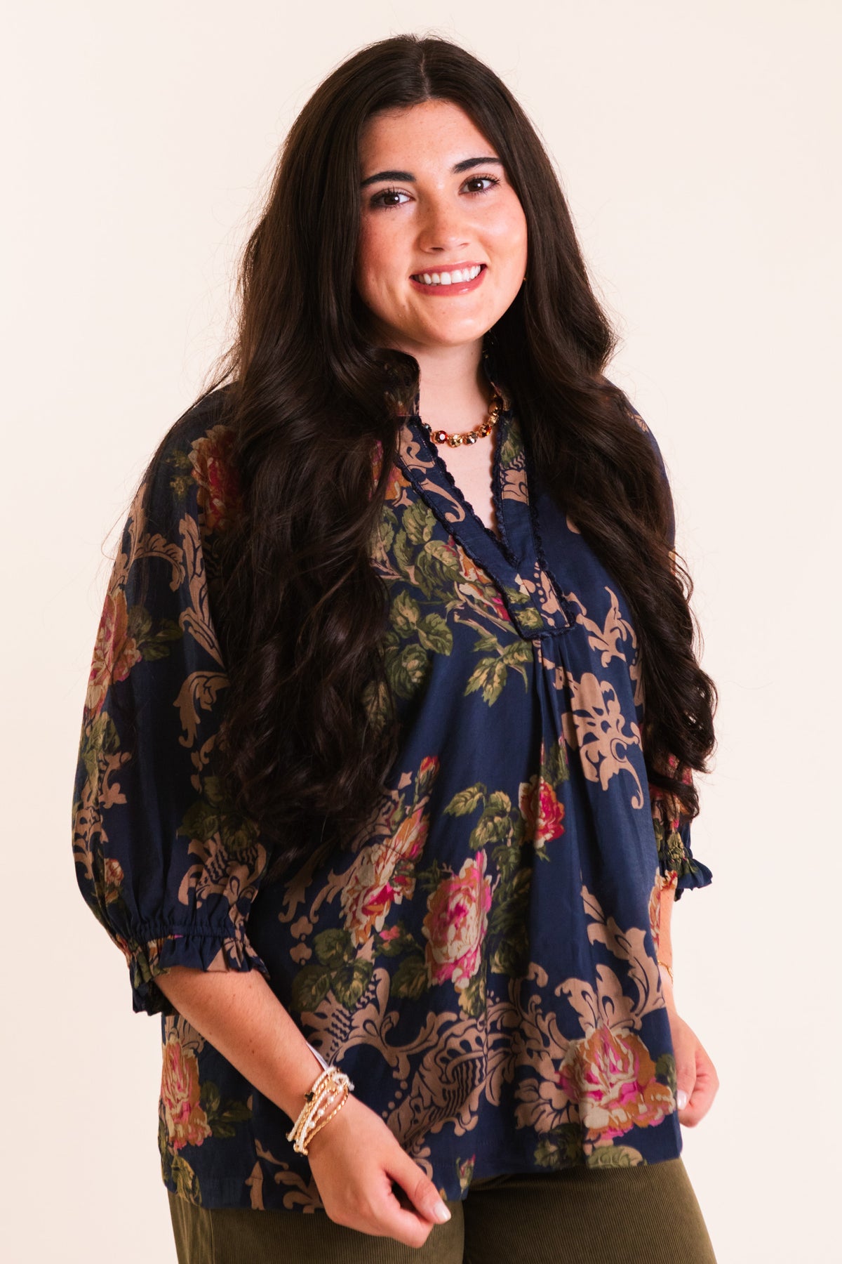 The Margot Heirloom Floral Top