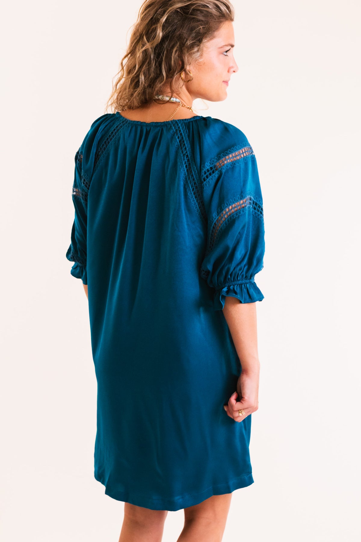 The Teal Magnolia Dress