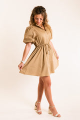 The Alessandra Puff Sleeve Dress