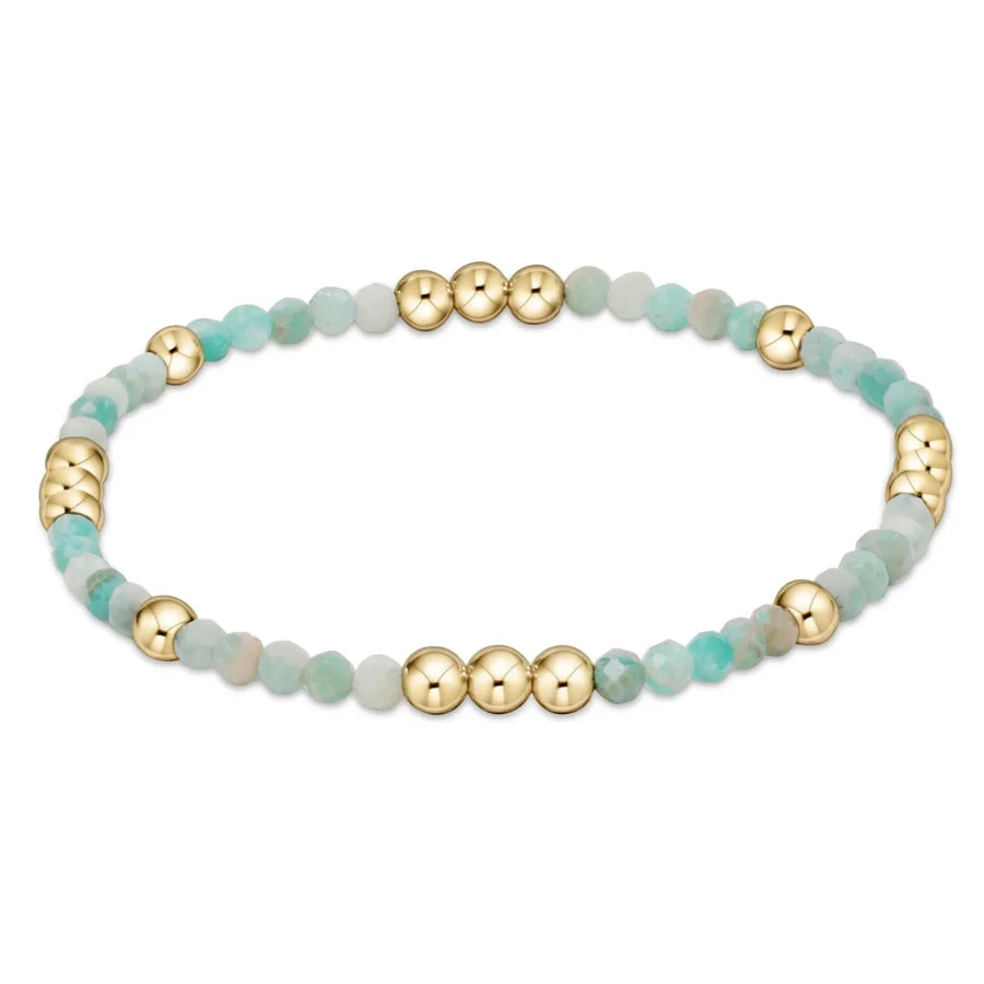 Enewton | Worthy Pattern 3mm Bead Bracelet - Amazonite