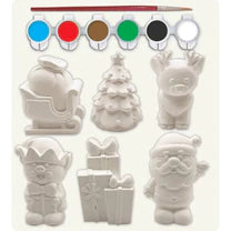 Christmas Time Plaster Figurine