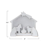 Stoneware Nativity Set