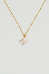 Brenda Grands Jewelry | Dainty Love Pearl Initial Necklace