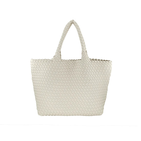 White top woven bag