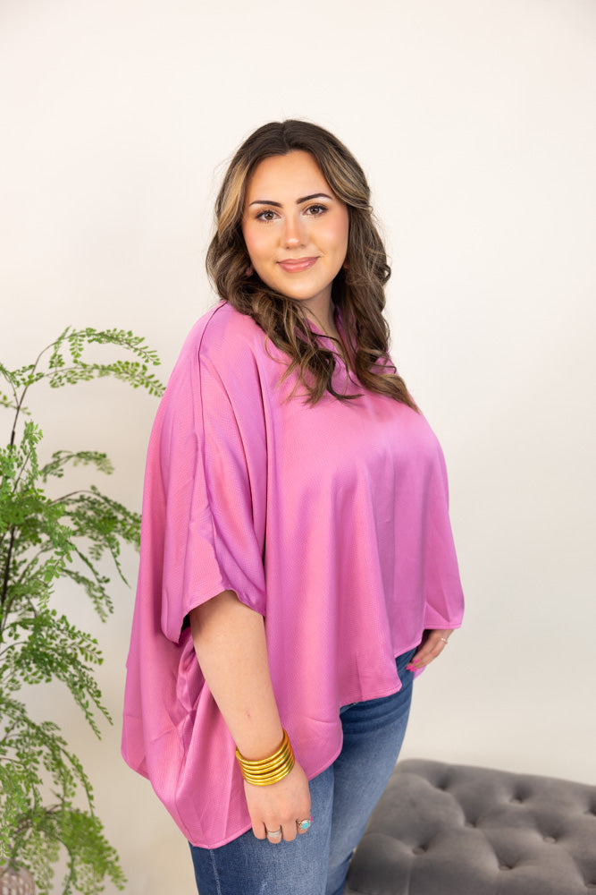 V-Neck Kimono Top (Final Sale)