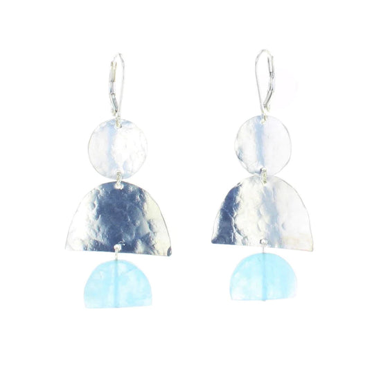 Tunisia Earrings with Amazonite