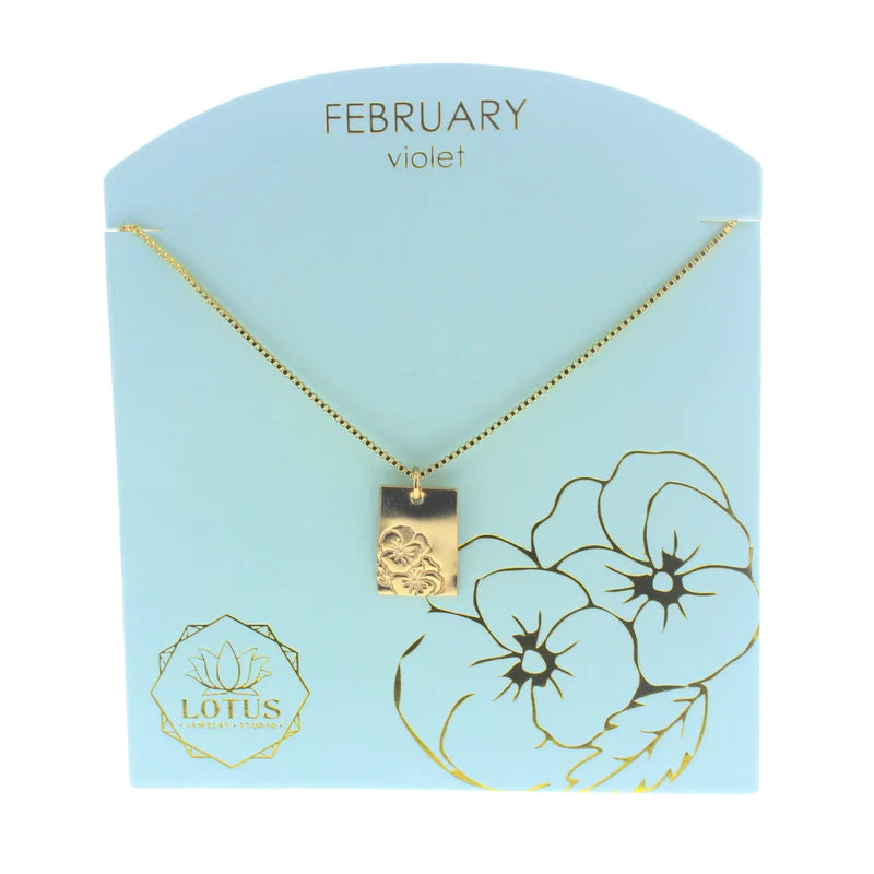 Birthflower Necklaces